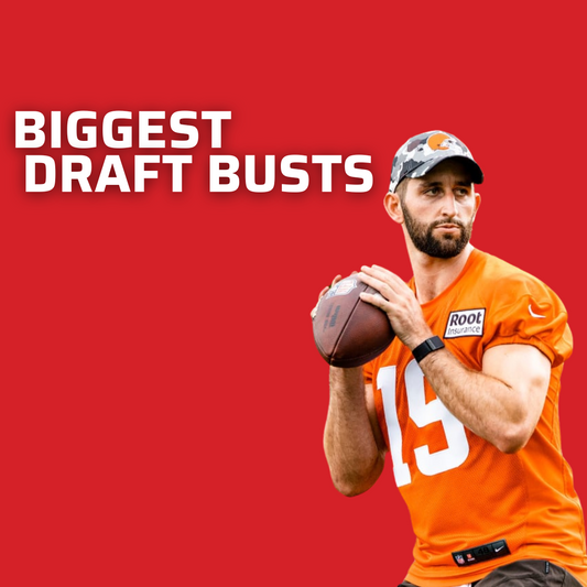 NICK PEDONE RANKS THE BIGGEST BUSTS IN NFL DRAFT HISTORY